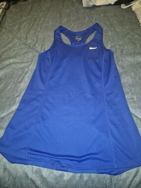 Nike Royal Blue Dri-FIT Racerback Tank
